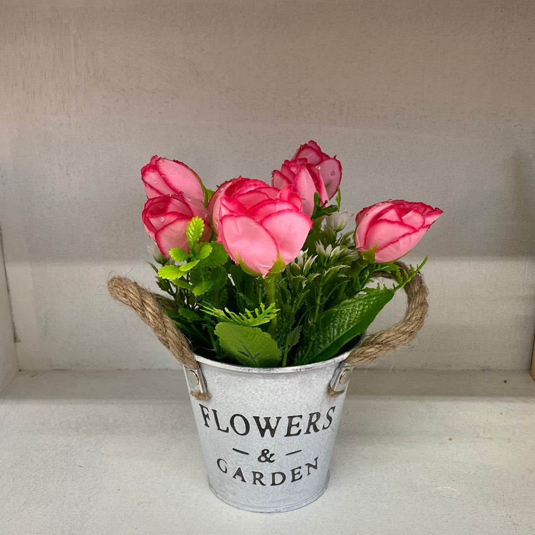artificial plastic plants Artificial Plastic Plants Rose Pink 仿真田园风玫瑰花 – <好领居百货> Good Neighbor