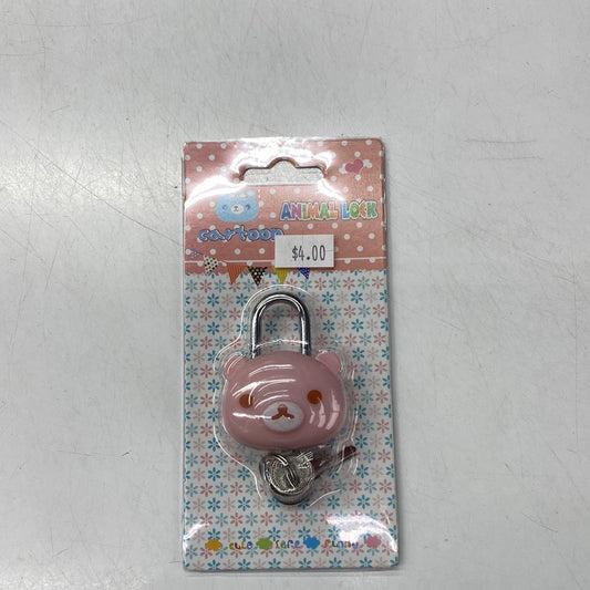 Cute Animal Lock Pink Color