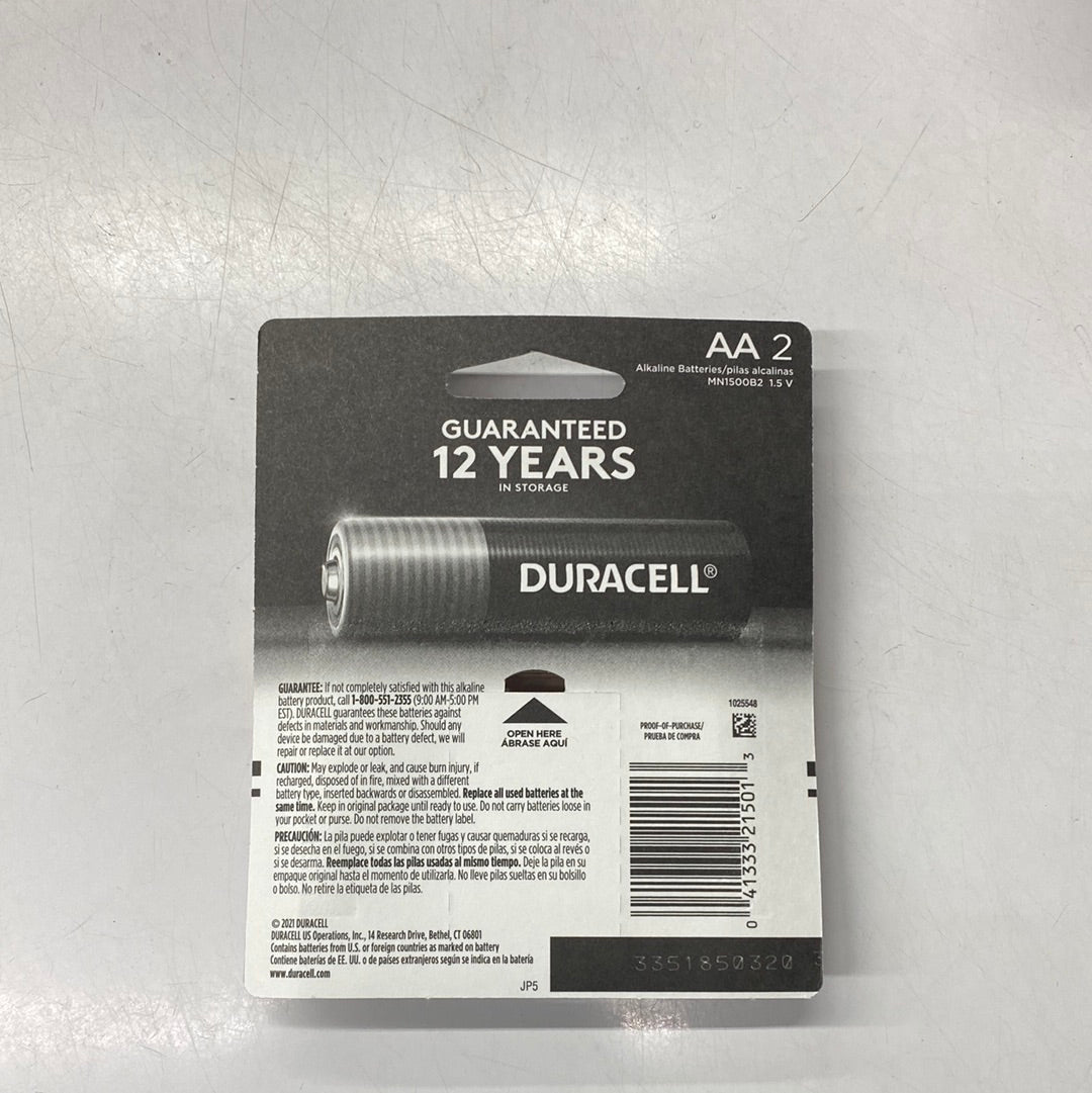 Duracell AA 2pk 5号电池