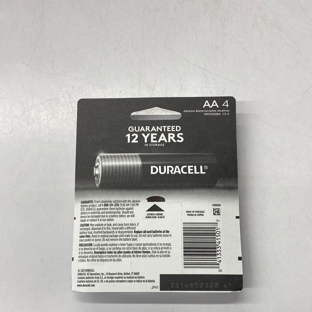 Duracell AA 4pk 5号电池