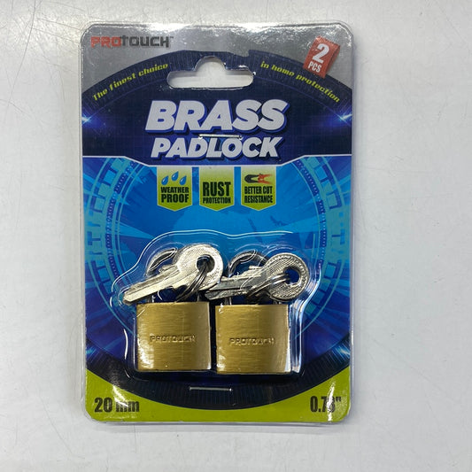 Brass Padlock Luggage Locker 行李挂锁 2个