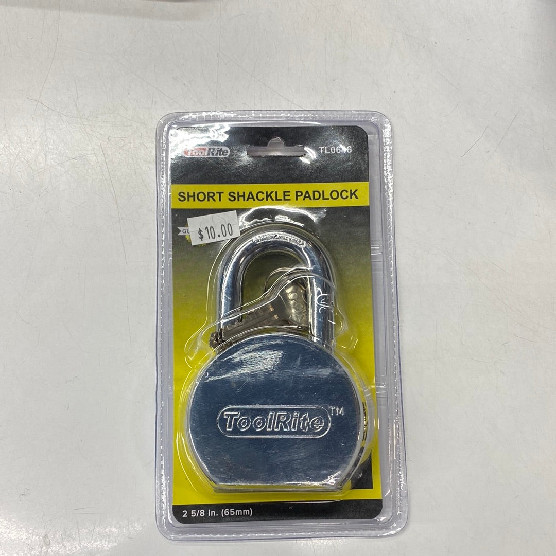 Short Shackle Padlock 2 5/8in 65mm